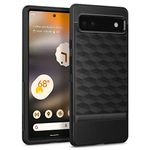 Caseology By Spigen Parallax Back Cover Case Compatible With Google Pixel 6a (Tpu And Pc | Matte Black)