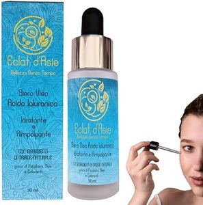 Ecalt d'Asie Siero Viso Acido Ialuronico con Vitamina C - Siero Idratante Viso Puro al 100% per Tutti i Tipi di Pelle - Siero Antirughe, Pulizia Viso Biologico, Vegano, Antimacchia e Antietà