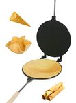 Waffle Maker round form Non-stick - Waffle Cone Maker - Krumkake Iron - Wafer Maker - Waffle Makers - Waffle Cone Maker Machine - Stroopwafel Maker - Ice Cream Cone Maker - Вафельница