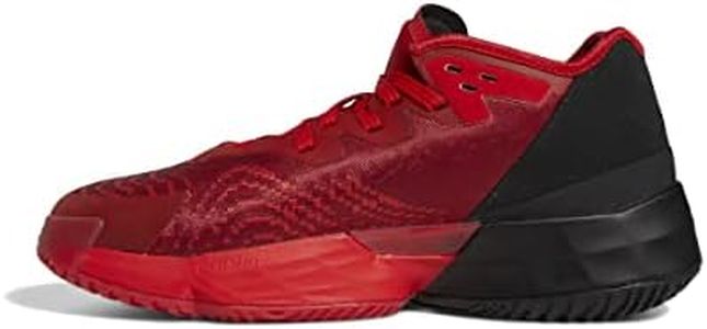 adidas Unisex D.O.N. Issue 4 Basketball Shoe, Vivid Red/Black/Team Victory Red, 9.5 US Men