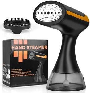Steamer for Clothes, 1500W Handheld Steamer for Clothes, 300ml Tank Portable Clothes Steamer, 25s Quick Heat Hand Held Travel Garment Steamer (Black)