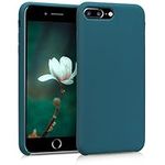 kwmobile Case Compatible with Apple iPhone 7 Plus/iPhone 8 Plus Case - TPU Silicone Phone Cover with Soft Finish - Teal Matte