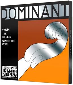 Thomastik-Infeld Dominant Violin Strings Complete Set - Durable Violin E String with Aluminum Wound Ball End - Versatile Violin String - Flexible Violin Strings with Easy Modulation for a Rich Tone