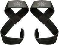 Bear Grips Lifting Straps for Weightlifting - Wrist Straps for Weightlifting, Gym Straps, Deadlift Straps for Weight Lifting Support, Strength Training and Powerlifting Accessories, Suede Leather