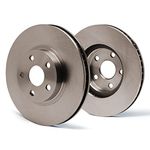 Max Advanced Brakes Front Brake Rotors For 2011 2012 2013 2014 Ford Mustang GT Exc Brembo Brake Replacement OE Disc Brake Rotors