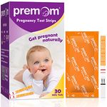 Premom Pregnancy Test Strips: 30 Early Detection Pregnancy Test Kit - First Response Early Pregnancy Test, Ultra Early HCG Pregnancy Tests 10mIU/ml | Powered by Premom Ovulation Predictor