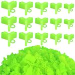 Leitee 300 Pcs Fishing Hook Bonnets Assorted Sizes Treble Hook Covers Fishing Hook Protector Guard Hook Safety Cap Protector, 5 Sizes (Green)