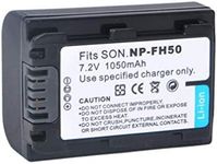 NP-FH50 Replacement Battery Compatible with Sony Camera NPFH50 NP-FH30 NP-FH40 NP-FH70 NP-FH60 NP-FH100 NP-FV70 NP-FV30 NP-FV50 NP-FV100 1A