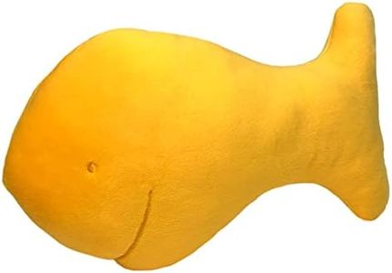Isaacalyx Fish Chicken Nugget Plush, 13 inch Funny Gifts Gold Soft Fish Chicken Nuggets Pillow for Birthday Gifts, Theme Party Decorations (Fish)
