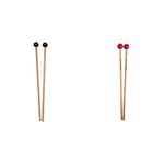 Percussion Plus PP079 Professional Glockenspiel Mallets - Hard Plastic & PP080 Professional Xylophone Mallets - Hard Rubber