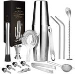 Cocktail Shaker Bar Set, 15-Piece P