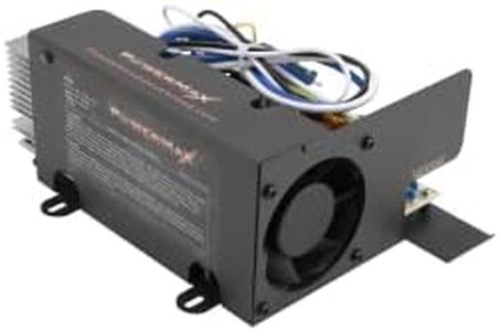 Powermax PM4 55A MBA 110V AC to 12V DC 55 Amp Power Converter with Built-in 4 Stage Smart Battery Charger