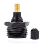 Blow Out Plug - Black Plastic w/Valve (Eng/Fr)