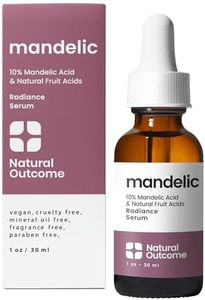 Natural Outcome Mandelic Acid 10% | Anti-Aging AHA Facial Serum with Hyaluronic Acid | Targets Fine Lines, Dark Spots, and Wrinkles | Clarifies Acne and Stimulates Natural Collagen Production | 1 Oz