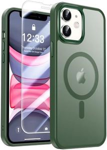 LUHOURI for iPhone 11 Case with Magnetic Pine Green