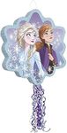 Disney Frozen 2 Shaped Drum Pinata (48cm x 55cm) - Multicolor & Unique Handcrafted Party Game & Decor - Perfect for Kids' Birthday Celebrations - 1 Pc