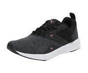 Puma Women's NRGY Comet Black-Ignite Pink Running Shoe-10 UK (19055634)