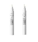 Pack of 2 Nail Experts Clean and Correct precision pen for tidier nails by Avon, clear