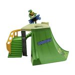 Teenage Mutant Ninja Turtles 71053 Leonardo Mutant Mayhem Raphael Mini Madness Skate Park Switch Kick Skater Ages 3+ Gifts & Toys, Multicoloured, 25.4cm