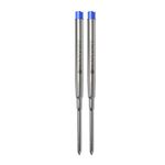 Monteverde Capless Gel Ballpoint Refill to Fit Sheaffer Ballpoint Pens, Medium Point, Blue, 2 per Pack (S422BU)