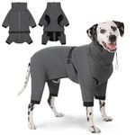 Cyponpy Reflective Zipper Waterproof Dog Coat with Legs High Collar Warm Dog Coat with Fleece Lining Winter Dog Jacket Adjustable Chest Puppy Coat Cold Weather Dog Clothes for Small Medium Dogs Coats