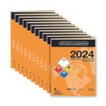 2024 Emergency Response Guidebook (ERG), Soft Bound, 4” x 5.5” Pocket Size, 10-Pack, English, J. J. Keller & Associates, Inc.