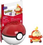 MEGA Pokémon Fuecoco Collectible Pokeball Building Toy for Kids Ages 6 and Up