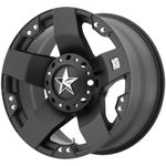 XD Series by KMC Wheels XD775 Rockstar Matte Black Wheel (20x8.5"/6x135, 139.7mm, 10mm offset)