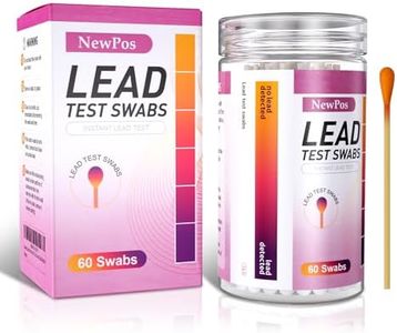 NewPos Lead Paint Test Kit: 60 Swabs Accurately Formulated Lead Test Kit Testing for Dishes Paint Cups Ceramics Toy and All Surfaces - Results in 30 Seconds Lead Detector