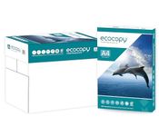 EcoCopy A4 White Printer & Copier Paper | 1 Box containing 5 Reams | White Printer Copier Paper | 5 Reams of 500 Sheets | Multifunction Laser Inkjet Paper | Ideal for Office, School & Home