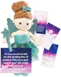 BETTERLINE Tooth Fairy Doll with 26 Blessing Cards, Tooth Fairy Doll with Tooth Holder & Magical Wand, Lost Tooth Keepsake, Kids Tooth Fairy Gifts for Girl & Boy