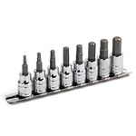 Powerbuilt 642405 3/8-Inch Drive Metric Hex Bit Socket Set, 8-Piece