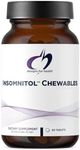 Designs for Health Insomnitol Chewables - Chewable Melatonin - 200mg L-Theanine, 5-HTP, Vitamin B6 + Inositol - Delicious Lemon Flavored Supplement - Vegan (60 Tablets)