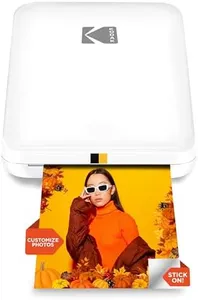 KODAK Step Slim Instant Smartphone Photo Printer - Portable Sleek Color Wireless Mobile Printer - Zink 2x3” Sticky-Back Photos - Print from iOS & Android Devices with Bluetooth w/the Fun App - White