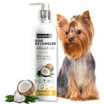 Caredom Shine Pet Luxury Dog Hair Serum for Knots | Hair Growth Serum for Soft, Silky & Shiny Coat | Enriched with Coconut Oil | All Dogs Serum | Dog Grooming Product | 200 ML (Pack of 1)