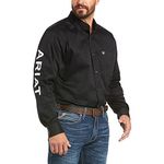 ARIAT Men's big Shirt, Black White, M UK