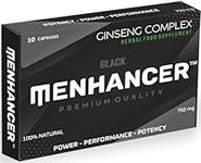 MENHANCER™ - Enhance Your Performance - Extra Strength Performance Enhancing Pills, Stamina Endurance Booster Black Supplement Pills for Men - 10 Ginseng Capsules