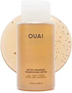 OUAI Detox Shampoo - Clarifying Shampoo for Build Up, Dirt, Oil, Product and Hard Water - Apple Cider Vinegar & Keratin for Clean, Refreshed Hair - Sulfate-Free Hair Care (10 oz)