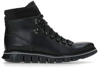 Cole Haan Men's Zerogrand Hiker Waterproof Hiking Boot, Wp Black Leather, 7.5 W US