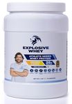 Explosive Whey Athlete Series Whey Protein 100% Isolate - 1kg | Trusted by M.S. Dhoni & Kedar Jadhav | Informed Sport Certified | Muscle Support & Recovery - 26g/Serving (Mango Candy)