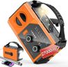 27000mAh Bluetooth Radio Portable d'urgence, Wholede Radios à Manivelle, Radio Solaire, AM/FM Radios avec Prise Casque pour Camping en Plein air Randonnée