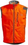 SITKA Gear Men's Stratus Windstopper Water Repellent Ultra-Quiet Fleece Hunting Vest, Blaze Orange, Large