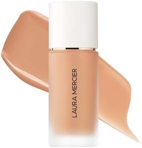 Laura Mercier Real Flawless Weightless Perfecting Waterproof Liquid Foundation: Medium-Buildable Coverage, 12 HR Fade-Proof Wear, Natural Finish, Hydrating, Long Lasting, Non-Comedogenic, Tea​