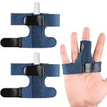 Vigorola 2 Pcs Trigger Finger Splint for Middle Finger, Trigger Finger Splint with Built-in Aluminium Bar, Finger Splints for Hands Finger Supports and Finger Sprains