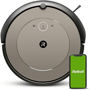 iRobot Roomba i1152 Saugroboter (Staubsauger Roboter), WLAN-fähig mit Zwei Gummibürsten für alle Böden, Individuelle Vorschläge per App, Kompatibilität mit Sprachassistenten, Farbe: Mandel