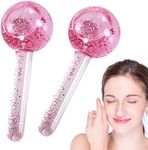 Ice Globes for Facials, Ice Globes, Face Massager, Face Tools, Facial Ice Globes, Cooling Globes, Globes for Face Neck & Eyes, Daily Beauty, Tighten Skin [2Packs]