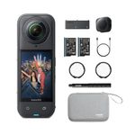 Insta360 X5 Essentials Bundle - Waterproof 8K 360° Action Camera, Leading Low Light, Invisible Selfie Stick Effect, Rugged and Replaceable Lens, 3-Hour Battery, Built-in Wind Guard, Stabilization