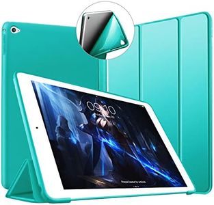 Funda iPad Mini 4, VAGHVEO Slim Fit Ligera Carcasa con Stand Función Smart Cover [Auto-Sueño/Estela] Protectora Cubierta de TPU Suave Case para Apple iPad Mini 4 (Modelo A1538 / A1550), Menta Verde