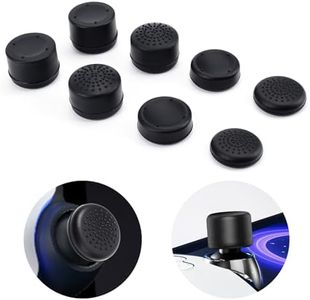 DLseego Thumb Grips Caps for PlayStation Portal, Full Protection Anti-Slip & Anti-Scratch Anti-Fingerprint Protective Cover 8 Thumb Stick Caps for PlayStation Portal Remote Player - Black