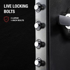 SentrySafe Fireproof Waterproof Safe, 34.8L – Secure Storage